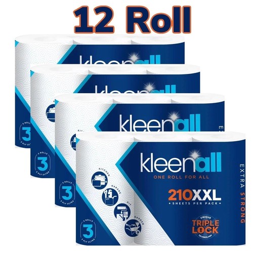 Kleenall ply kitchen roll - kleenall, 12