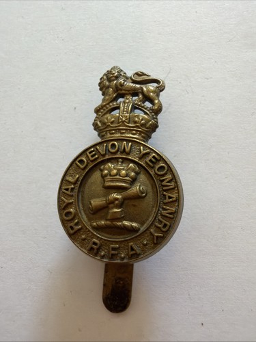 Military brass cap badge - brass,