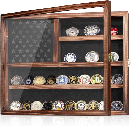 Challenge coin display case - challenge,