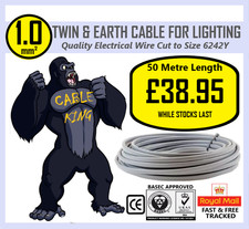 1mm TWIN & EARTH Lighting