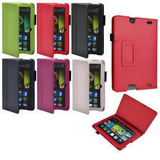 Polka Dot PU Leather Smart Folio Stand Case for Kindle Fire HD 7" 2013 Version