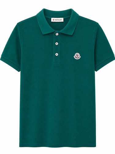 Moncler men green cotton - men's,