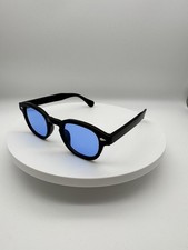 Moscot Style Blue Lenses