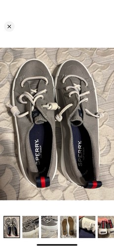 Sperry gray canvas - sperry,