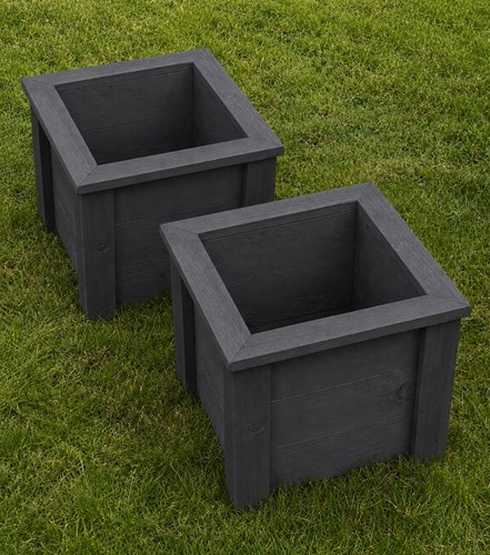 Wooden garden planters - garden, outdoor