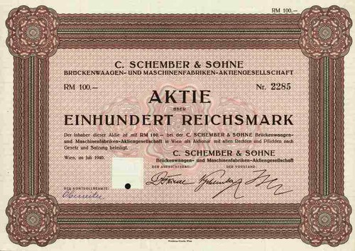 Schember berkel scales 1940 - c.,