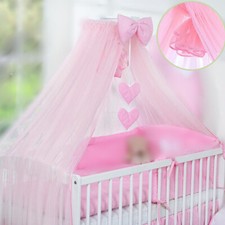 New Large Pink Baby Cot