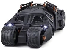 1:18 RC Batmobile Like Car – Lights, Sound, Smoke, Shocks, Opening Cockpit