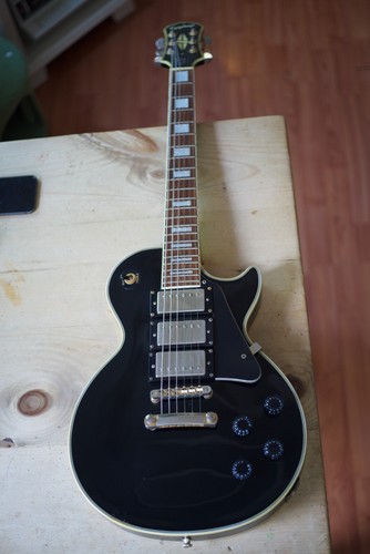 Epiphone les paul custom black - les,