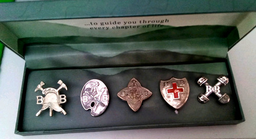 Vintage boys brigade badges - vintage,