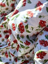 Large Pair Vintage Jane Churchill Evesham Curtains - Fleece Lined - #1