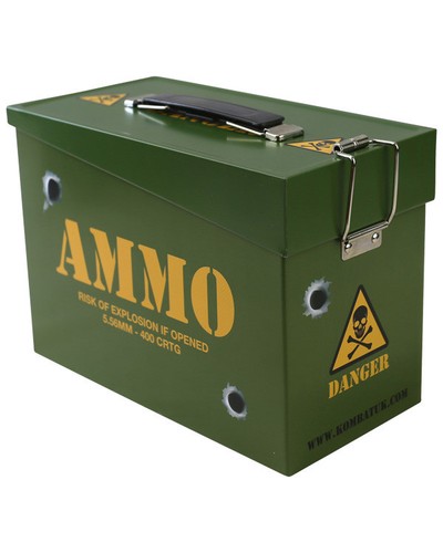 Kids army ammo tin metal - kids,