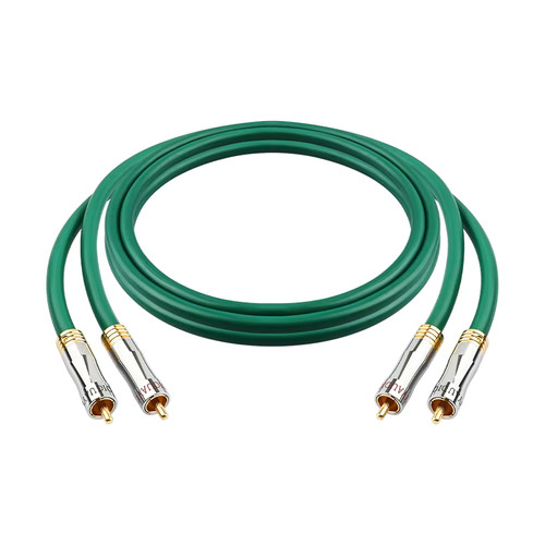Silver plated 2rca - silver-plated,