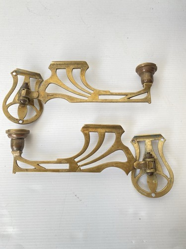 Pair antique brass - pair,