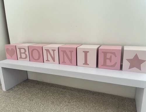 Personalised wooden baby - personalised, name