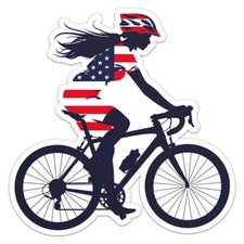 Patriotic American Flag Woman