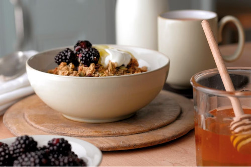 Denby linen soup cereal - linen,
