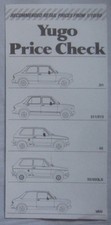 October 1985 Yugo Range Price