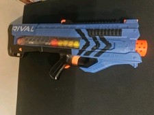 Nerf Rival MXV Battery Operated Gun with 6 Balls Clean Tested Working 