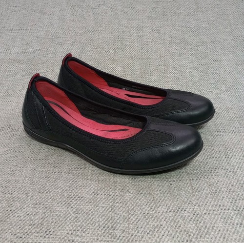 Ecco bluma black leather - black,