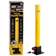 Maypole Durable Security Parking Post Fold Down Bollard Lock Driveway Car Park