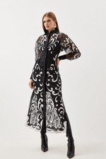 Karen Millen Shirt Midi Dress