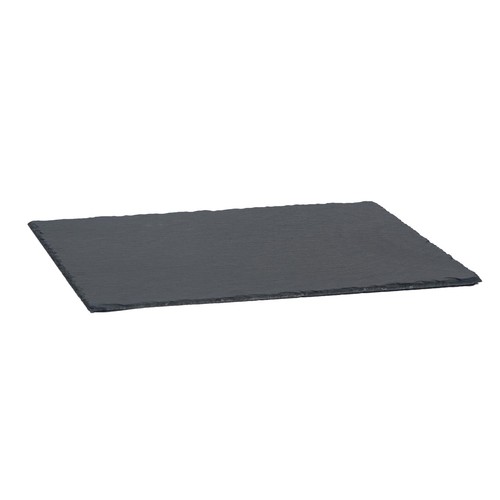 Rectangle slate serving - slate,