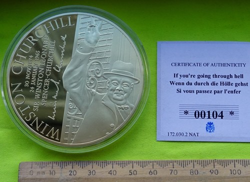 129g winston churchill gold - winston,