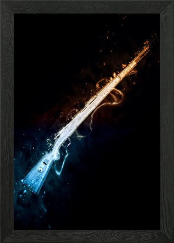 Kar98 framed wall art poster - framed,