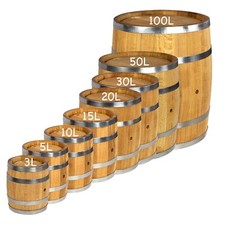 OAK BARREL BARREL LIQUOR BARREL WINE BARREL WOODEN BARREL WHISKY BARRELS from 3 to 50 L
