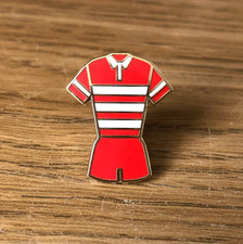 Wigan Warriors Rugby League Retro Kit Metal Enamel Pin Badge