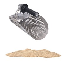 Beach Sand Scoop Metal Detecting Hunting Tool Detector Stainless Steel Hexahe