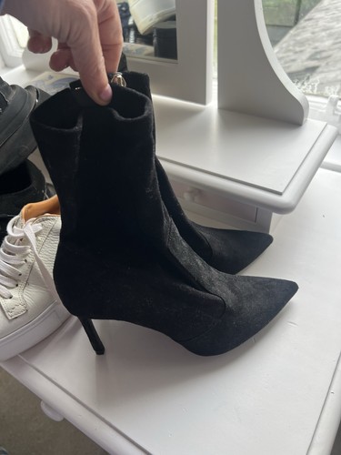 Zara ladies black suede - zara,