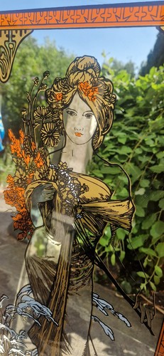 Vintage 1970s art nouveau - art,