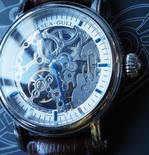 Seagull m182sk skeleton watch