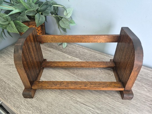 Vintage oak desktop trough - vintage,