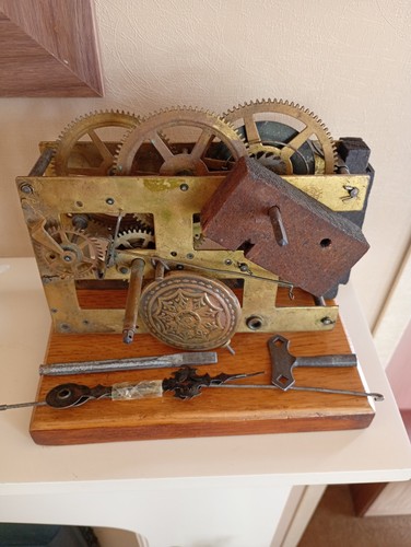 Antique mechanical clock - mechanical,