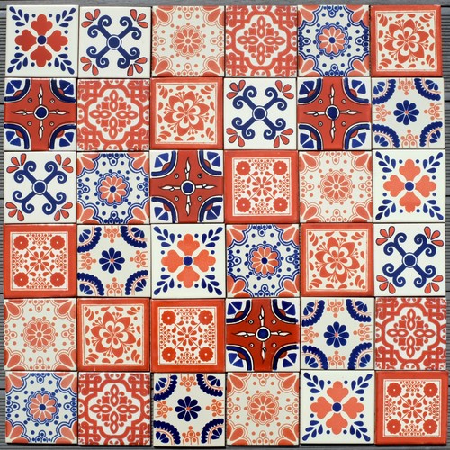 Mexican tiles rusticos - rusticos, mix