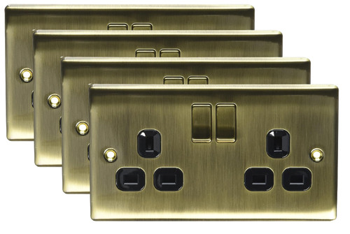 Nexus antique brass double - bg,