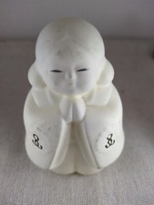 Antique Japanese Kyoto Kiyomizu Ceramic  GASHOU DOLL buddhist Vintage