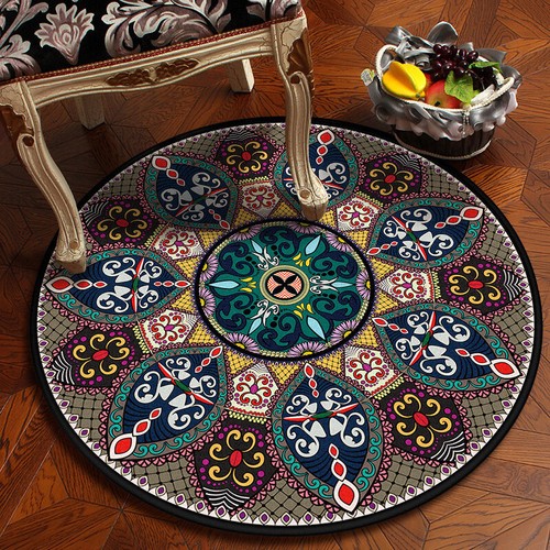 Round carpet area rug - area,