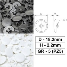 Pozi Screw Caps - PZ1 PZ2 PZ3
