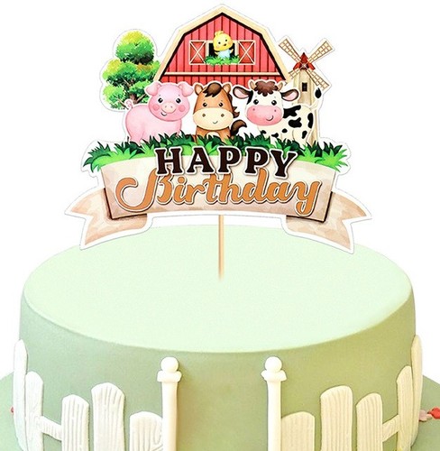 Farm animal cake - farm,