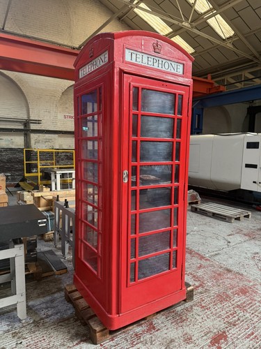 Red telephone box - , kiosk