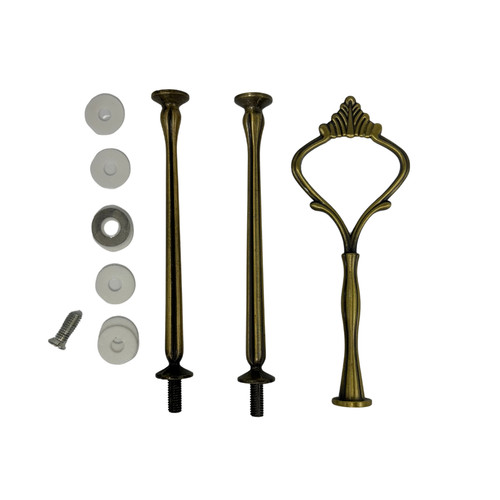 Brass cake stand centre rod - brass,