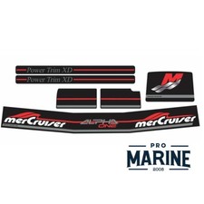 MerCruiser Alpha One Gen 2 Engine Sticker Red Rams 37-861431A98