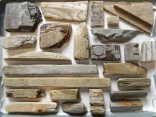 Driftwood Pieces Flat One Side For Arts And Crafts