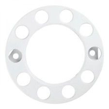 TRUCK WHEEL TRIMS 1 PAIR WHITE