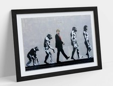 BANKSY TRUMP EVOLUTION -FRAMED