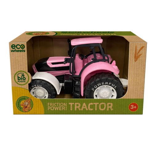 Toy tractor pink - -,